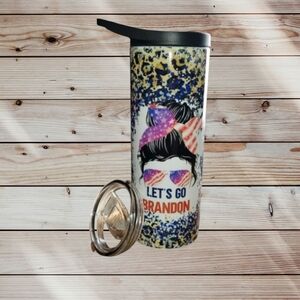 Patriotic Tumbler with Lid